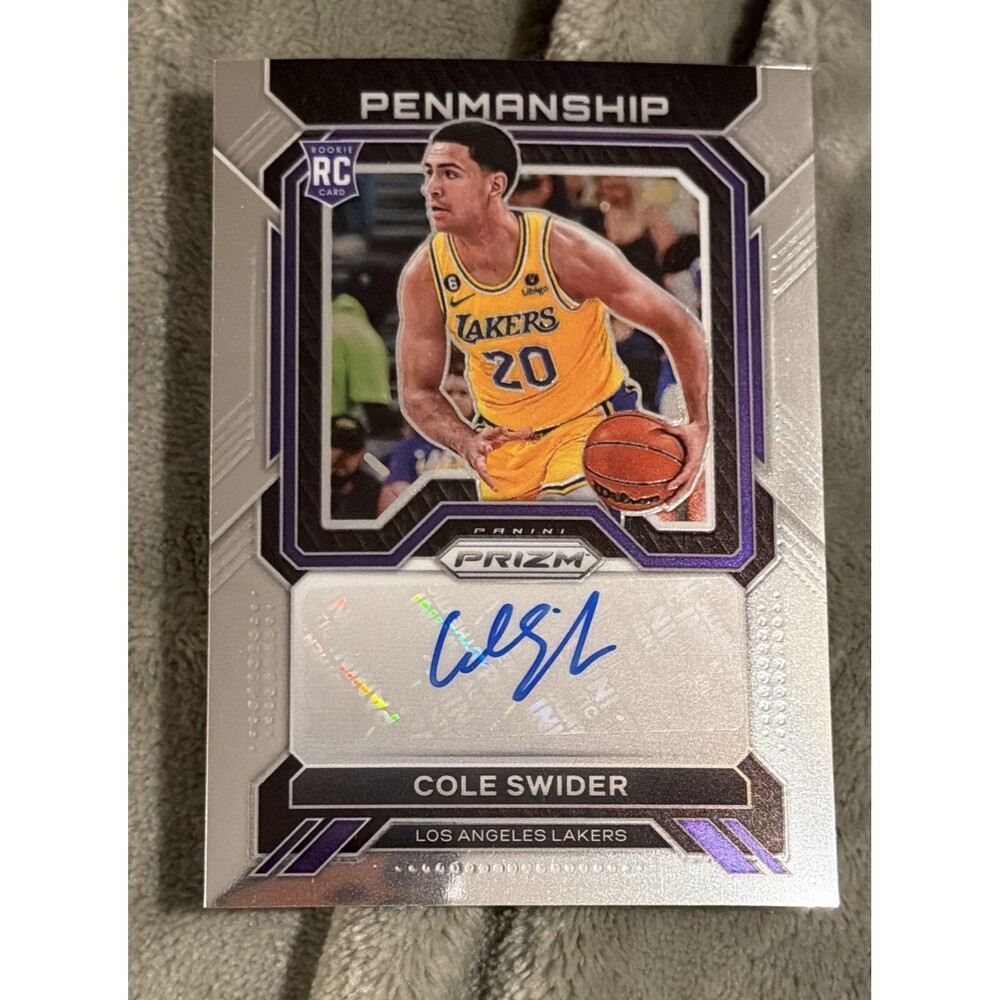 2022-23 Panini Prizm - Rookie Penmanship Cole Swider #RP-CSW (AU, RC)